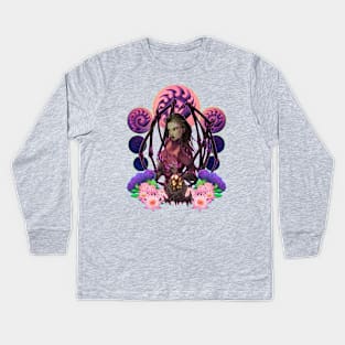 The Queen of Blades Kids Long Sleeve T-Shirt